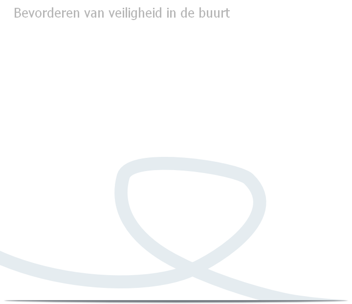 Bevorderen van veiligheid in de buurt